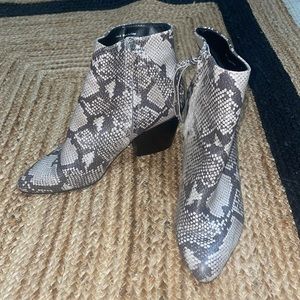 Dolce Vita Snakeskin Booties
